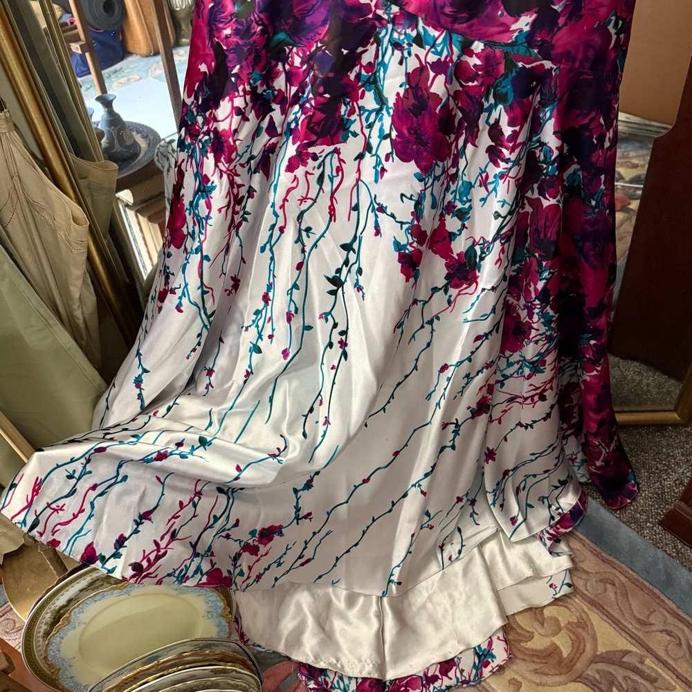 Cache Pink and White Floral Maxi Dress - Picture 5 of 16